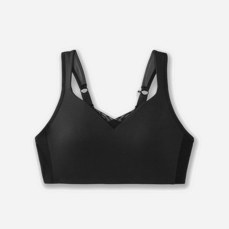 Brooks Drive Convertible Womens Running Bra Ireland Black (WMJU-29483)